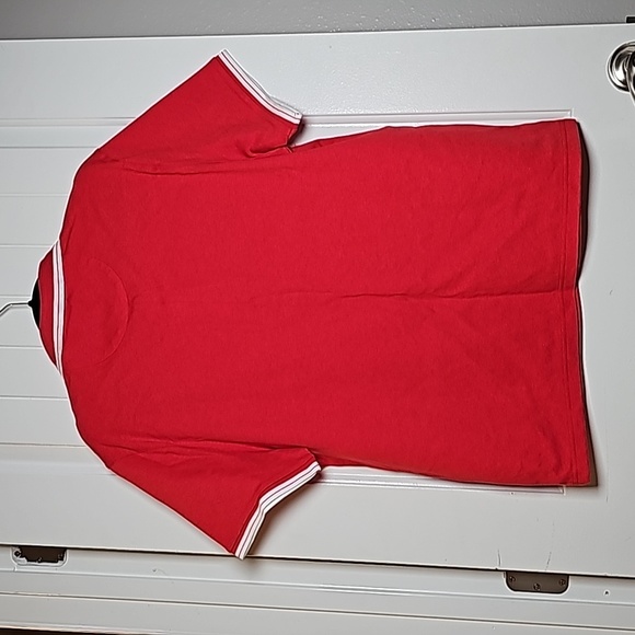 NWT Michael Kors L heathered red polo - Picture 7 of 7